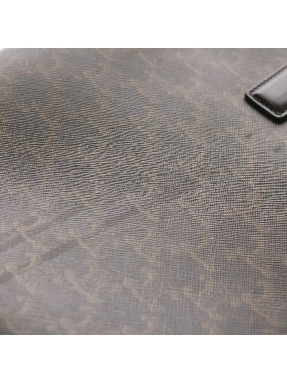 Celine Triomphe Leather Briefcase Business Brown